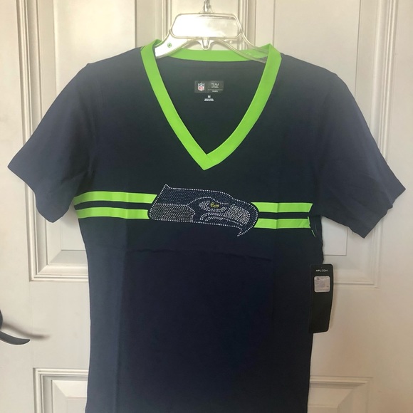 NFL Ladies Seahawks Tshirt Athletic Medium - Picture 6 of 8